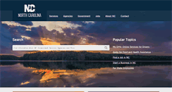 Desktop Screenshot of nc.gov